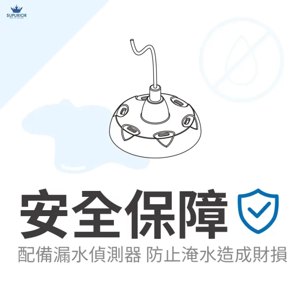 RO淨水器的安全防漏水裝置。防止水損壞。